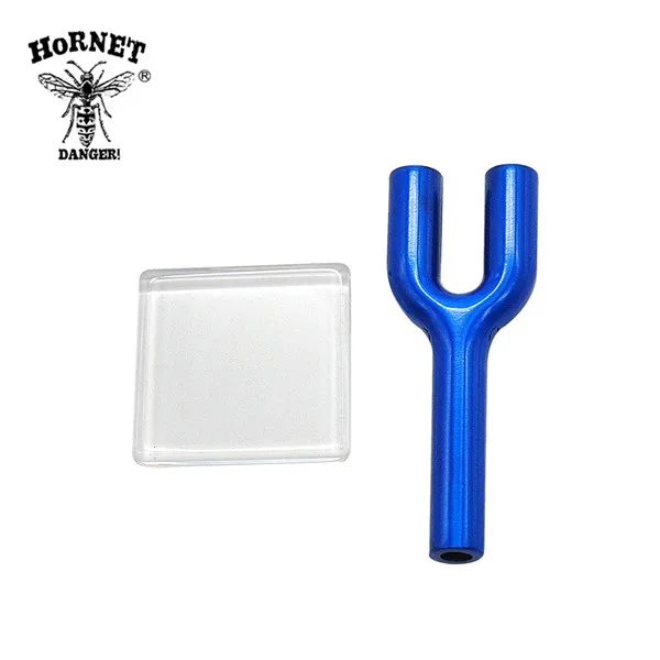 1Mat1BlueMetalSnuf HONEYPUFF Серебряный нюхательный нюхатель с двойной трубкой - Цвет: 1Mat1BlueMetalSnuf
