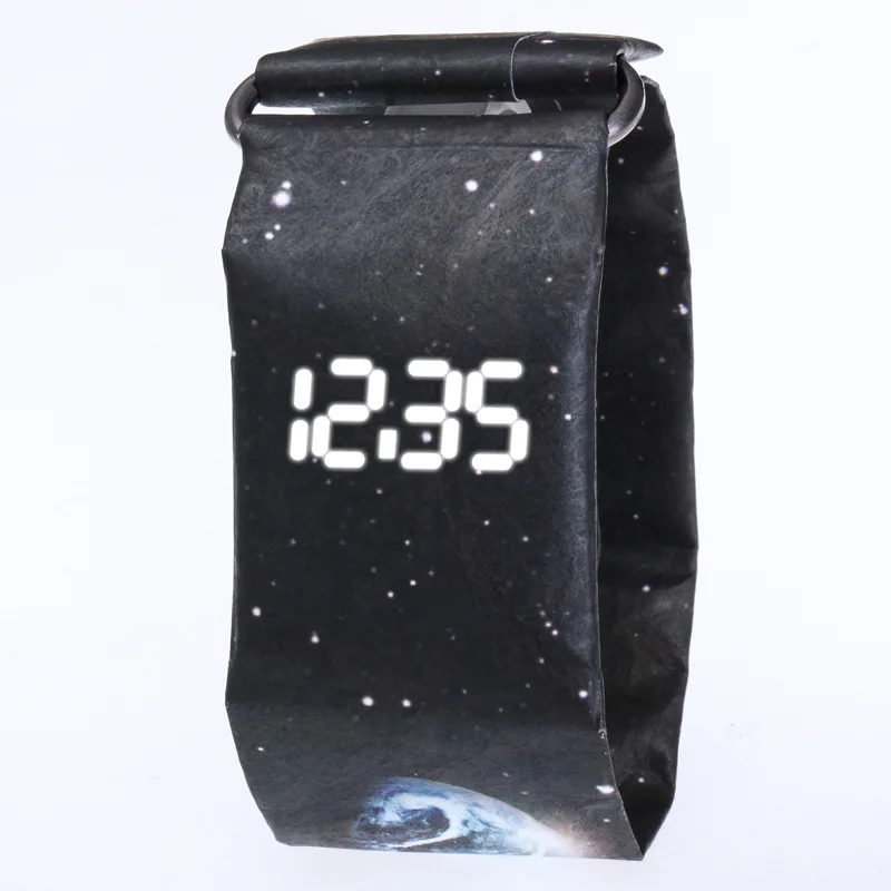 2018 New Creative Women LED Paper Watch Waterproof Boy girl Ladies Strap Digital Watches Relogio Feminino saat | Наручные часы