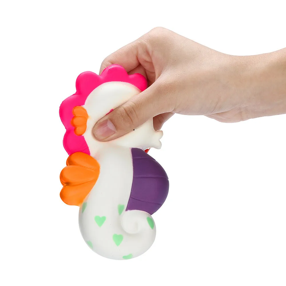 Squishy Slow Rising Squeeze Kid Toy Soft Adorable Seahorse Cream Scented Stress Relief Toys | Игрушки и хобби