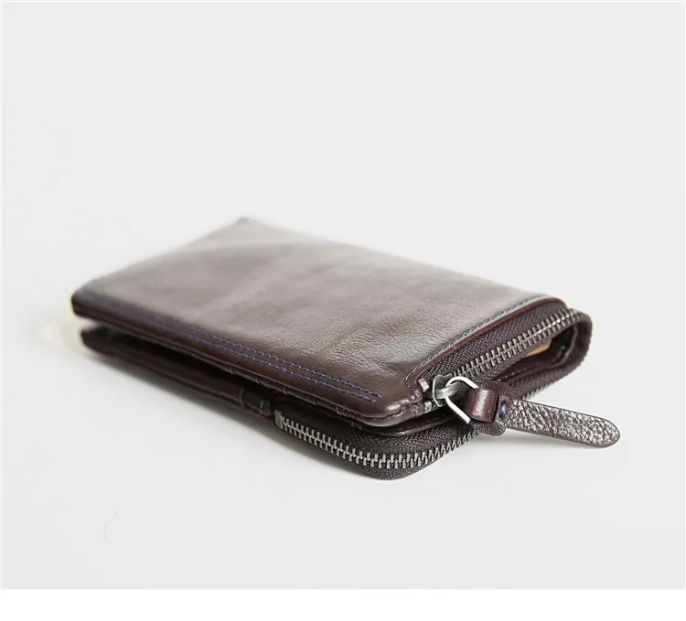 Кошелек мужской винтажный из натуральной воловьей кожи | Багаж и сумки