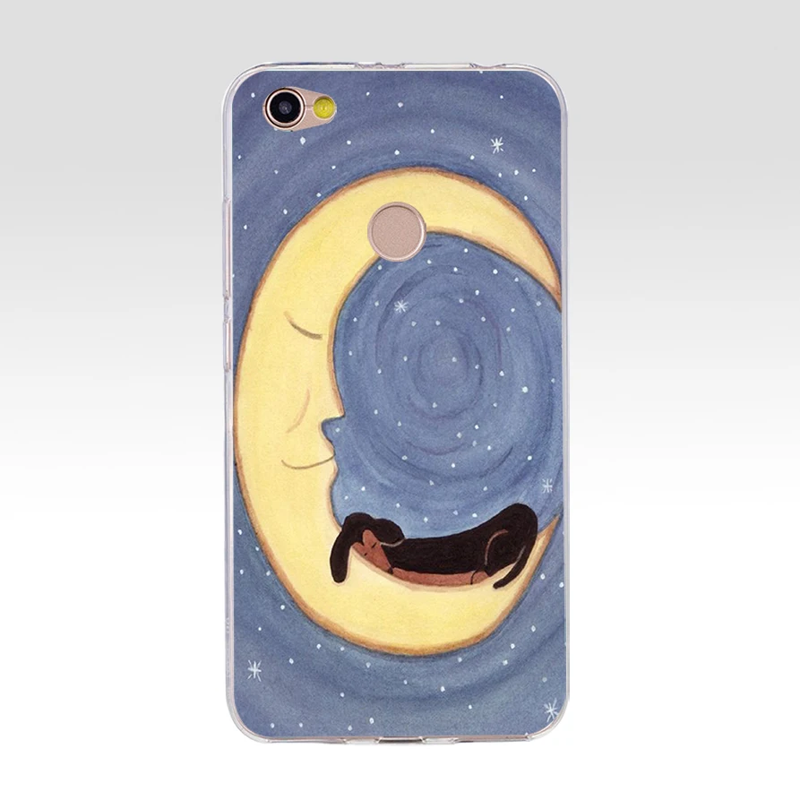 3H черный и коричневый такса силиконовый мягкий ТПУ чехол для телефона xiaomi redmi 4a 6a