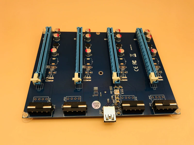 Расширительный комплект PCI E 1x Express с 1 по 4 портами коммутатор мультипликатор