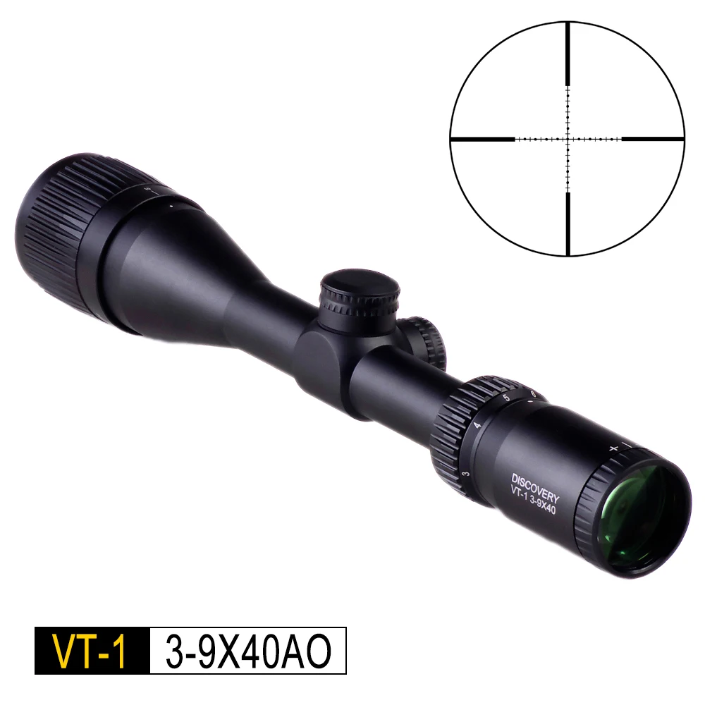 Охотничий винтовочный прицел DISCOVERY VT 1 3 9X40 AO для пневматического ружья 1/2 Mil Dot