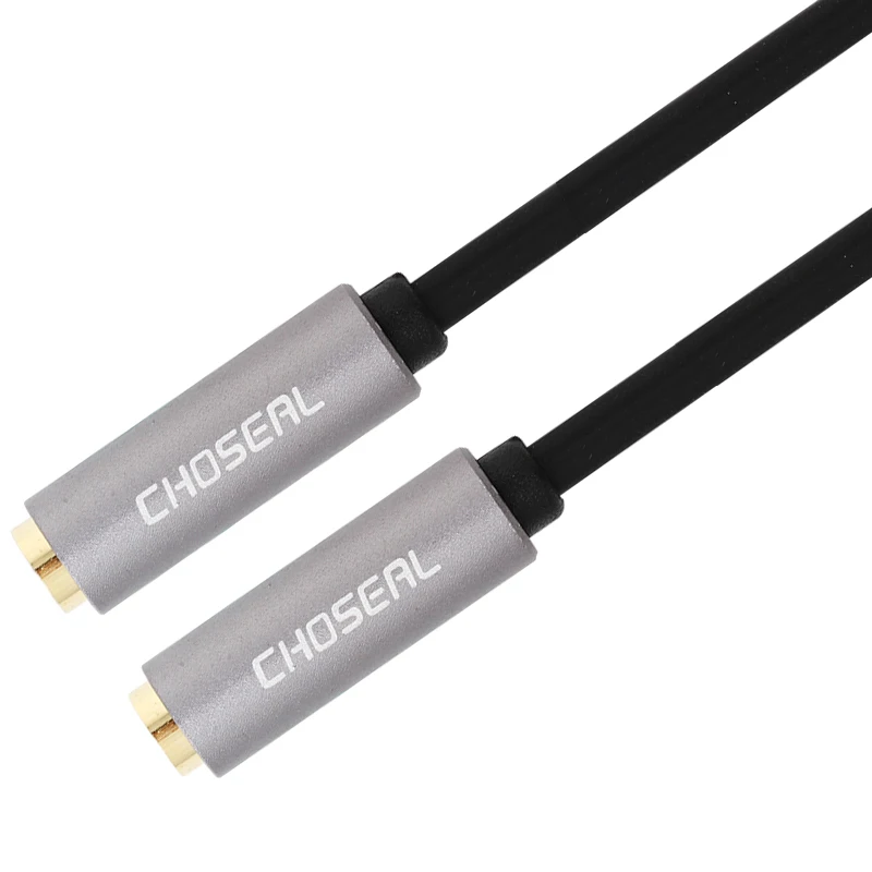 Choseal 30th anniversary QS3209 разветвитель для аудиокабеля 3 5 мм разъем штекер 2 Женский