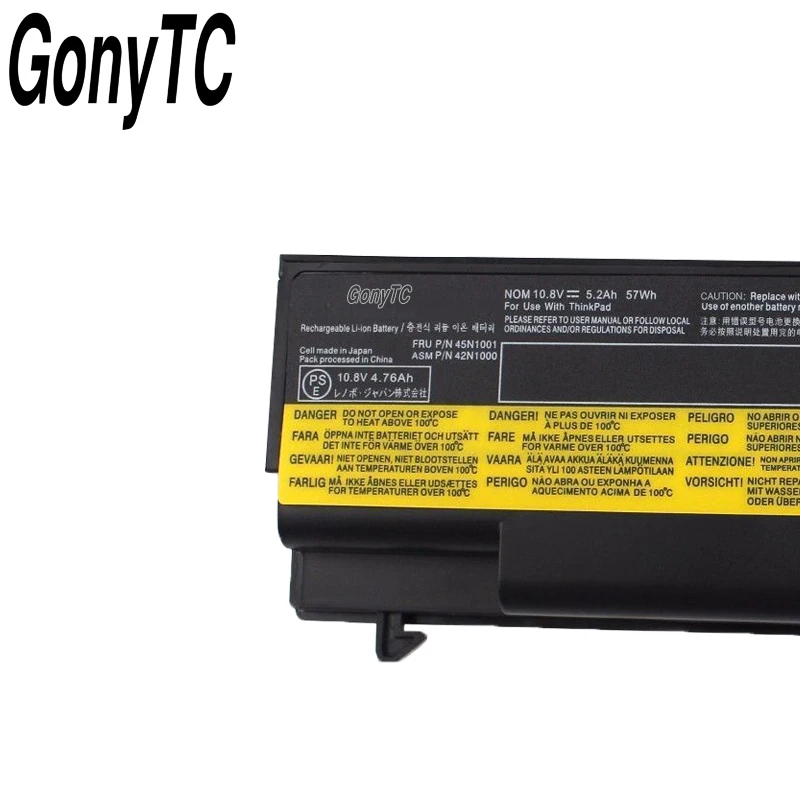 70+ Аккумулятор для ноутбука LENOVO ThinkPad T430 T430i T530 T530i L430 L530 W530 45n1000 E40 E420 SL410 SL510 T410 L520
