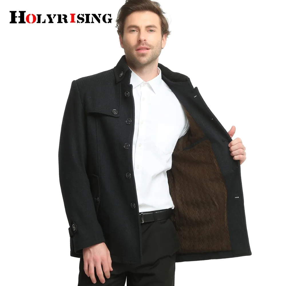 HOLYRISING, мужское шерстяное пальто, модное, мужское, пальто, развивающее свою мораль, зимняя куртка, распродажа, ветровка, куртка, пальто#130005