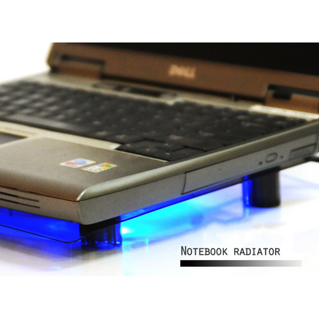 Usb-вентилятор для ноутбука синяя светодиодная подсветка радиатора подставка для портативного компьютера охлаждающая подставка для компьютера теплоотвод кронштейн
