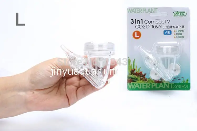 CO2 распылитель счетчик пузырей обратный клапан ISTA 3 в 1 компактный V водяное растение для аквариума аквариум