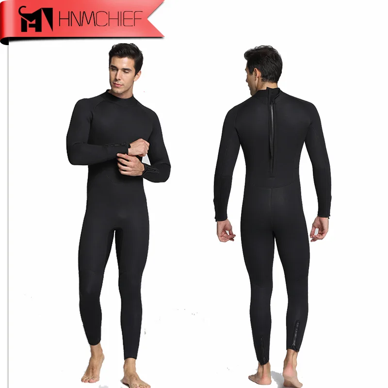 Новинка 2017 5 мм зимний теплый неопреновый гидрокостюм для дайвинга костюмы