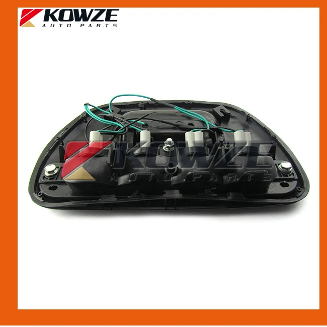 Черная задняя крышка багажника дверь Наружная ручка с крышкой &amp лампа для Mitsubishi