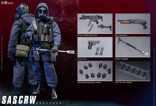 Breacher Для коллекции 1/12 масштаб полный набор Карманный элитная Серия SAS CRW Assaulter/Breacher фигурка модель для фанатов подарки - Цвет: Breacher