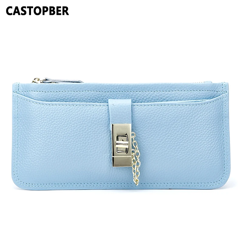 Модный женский кошелек из натуральной воловьей кожи для вечеринок на каждый