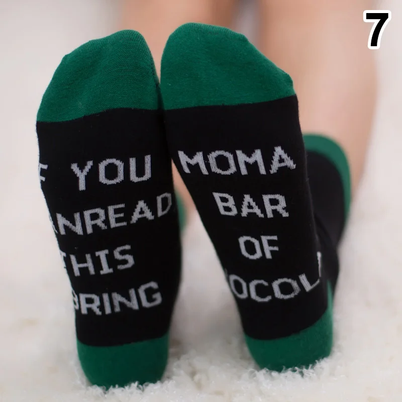 1 Pair Socks Letters If You Can Read This Breathable Elasticity for Women Men Christmas C55K Sale |