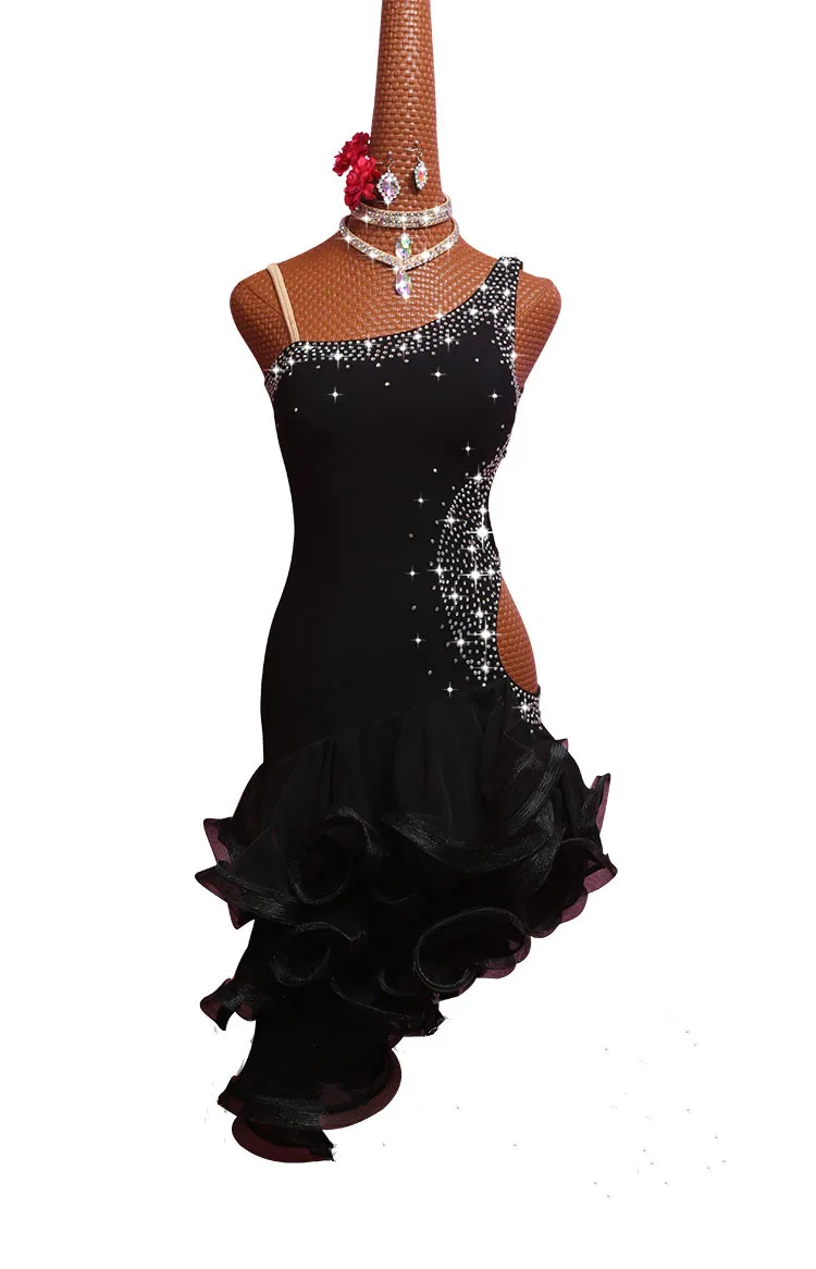 Сверкающие стразы женское платье для выступлений Женский костюм