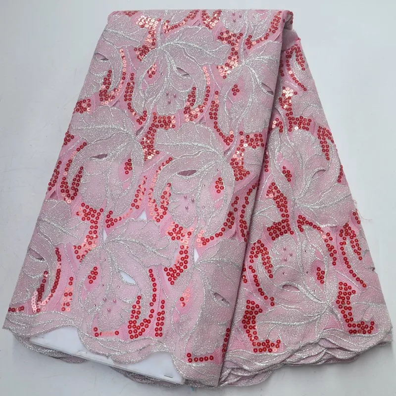 Высококачественное французское кружево Новое поступление блестки французский