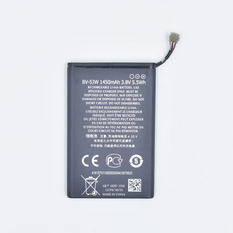 Hekiy аккумулятор для телефона BV-5JW для Nokia Lumia 800 800C N9 N9-00 BV5JW BV 5JW Замена литий-ионной батареи 1450mAh