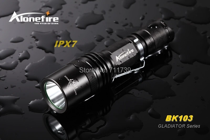 AloneFire гладиаторская серия BK103 CREE XM L2 LED 5 режимов портативный светодиодный фонарик