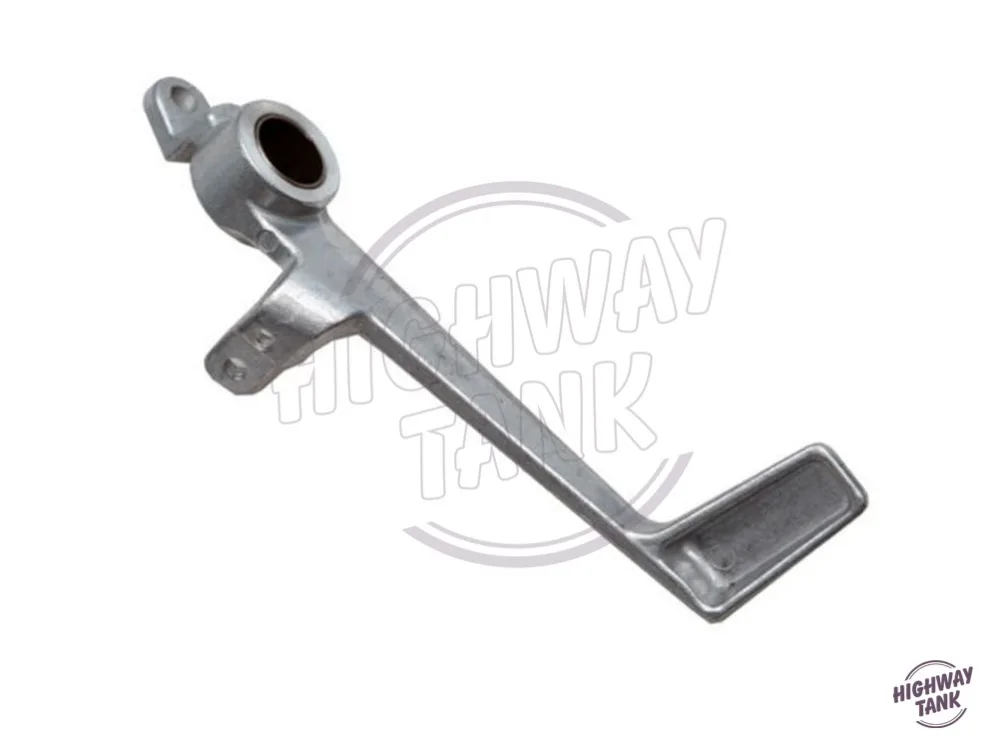 Алюминиевый серебристый простой мотоцикл педаль заднего тормоза тормозные