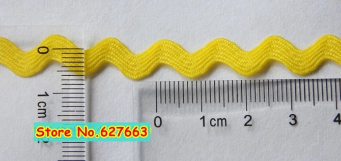 5 6 мм Высокое качество Zig Zag Ric Rac лента для DIY ремесло украшения дома 100 м/лот