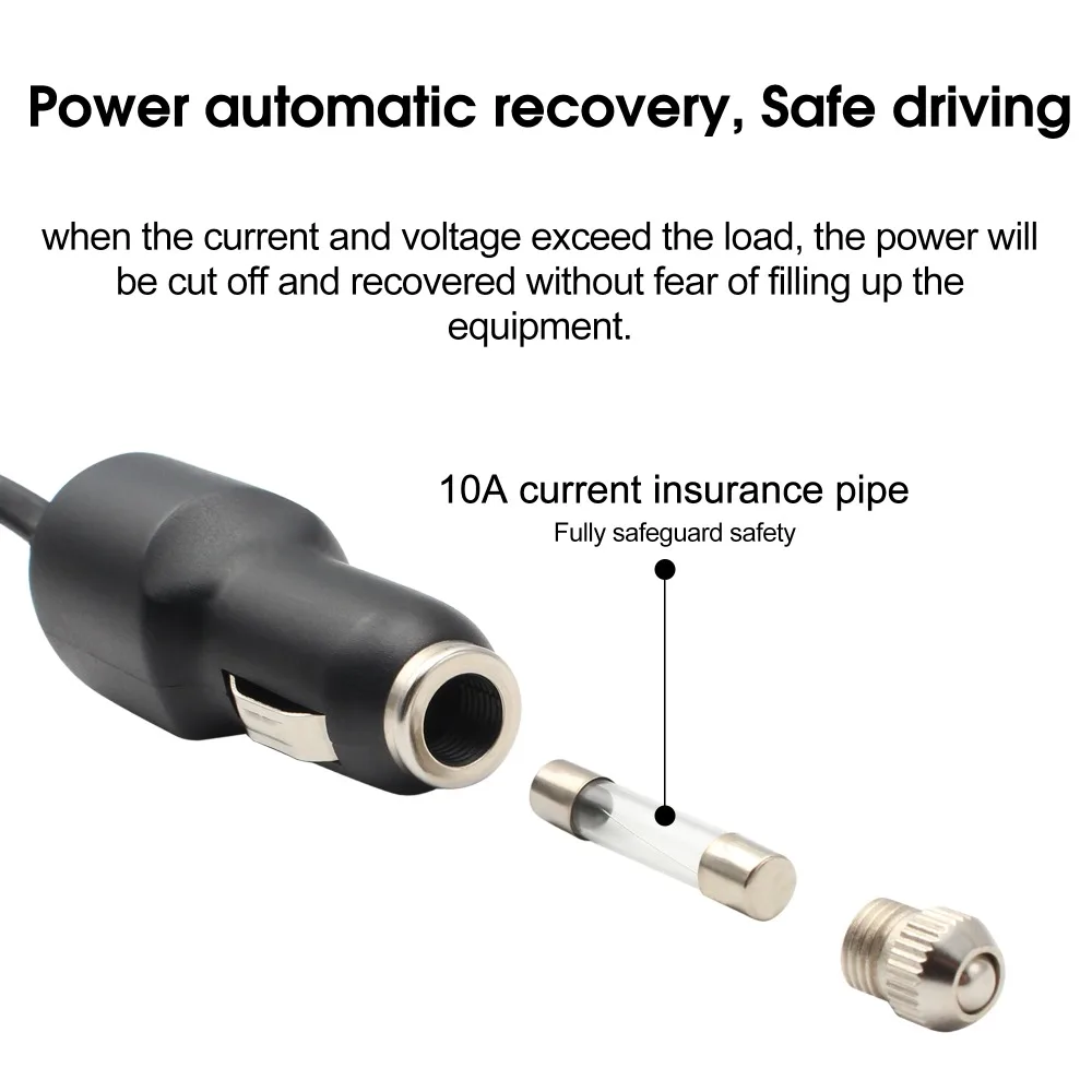 USB Автомобильное зарядное устройство с адаптером 2 полосный Разветвитель