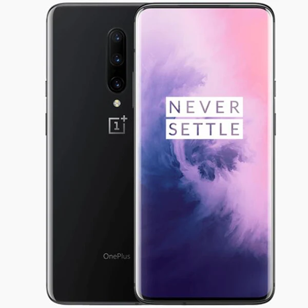 Глобальная прошивка Oneplus 7 Pro мобильного телефона 6,6" 90 ГГц 2K 6/8GB Оперативная память 128/256 ГБ Встроенная память Snapdragon 855 48MP 3x зум Камера 4000 мАч NFC - Цвет: Gray