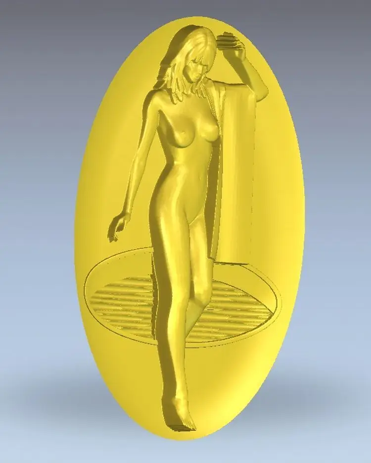 3d модель рельef для ЧПУ в формате STL panno_girl_from_bathrom | Инструменты