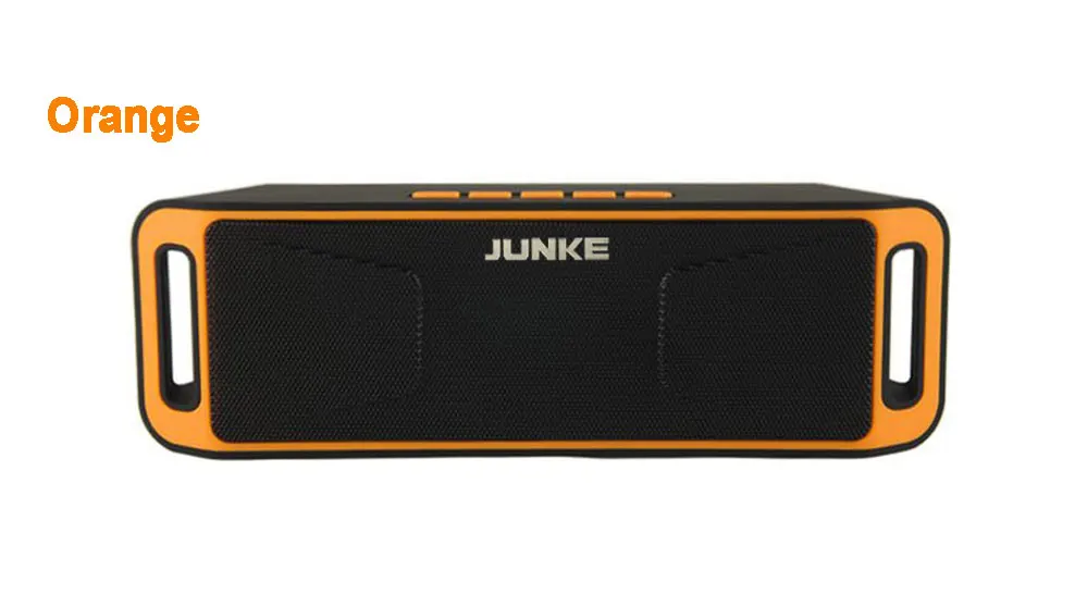 Orange SC208 Беспроводной стерео Bluetooth Динамик Портативный открытый аудио двойным рогом Динамик s Поддержка TF карты USB Disk fm-радио колонка - Цвет: Orange