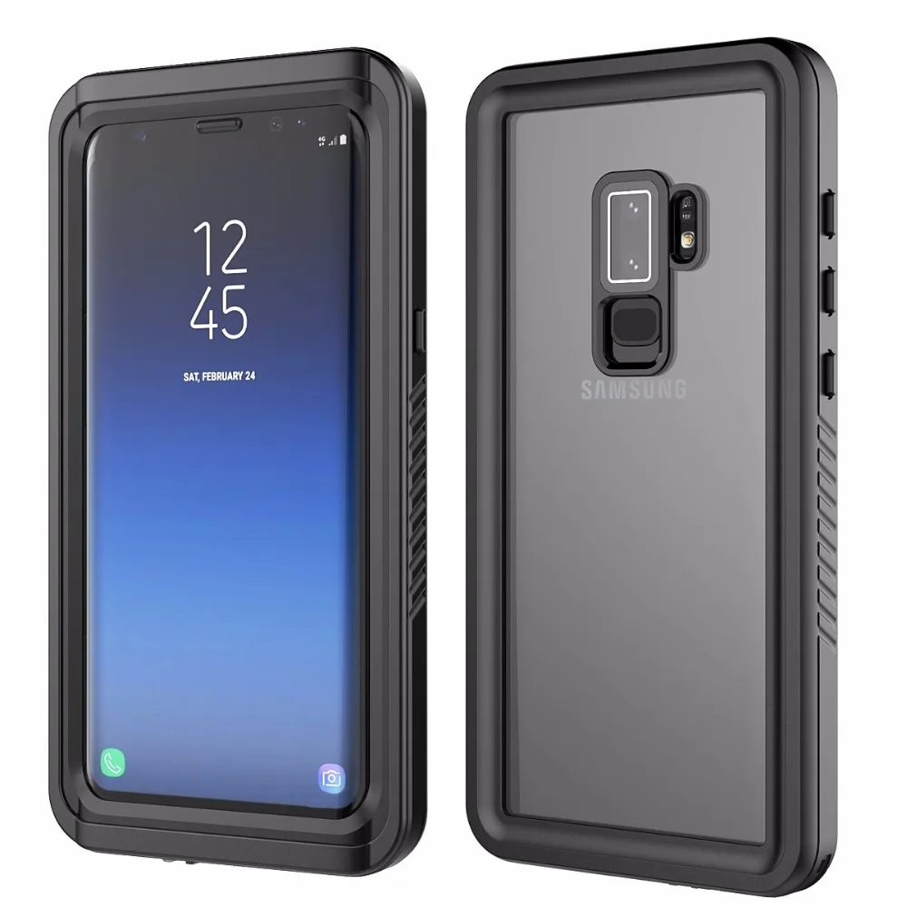 Водонепроницаемый чехол для Galaxy S9 Plus IP68 ударопрочный грязеотталкивающий