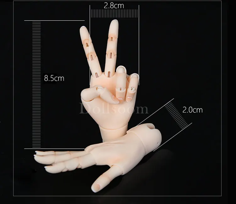 BJD шарнирные руки подходит для 1/3 или 1/4 bjd кукла мальчик и девочка тело IOS IP ID72 R72 Sd17 DS SD Feeple