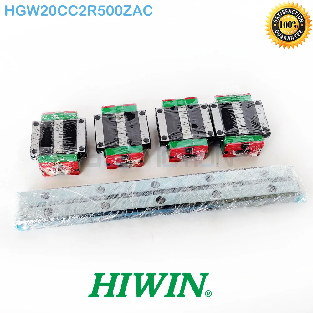 Оригинальная Тайваньская линейная направляющая HIWIN HGR20 2 шт. 500 мм трек 4 каретка