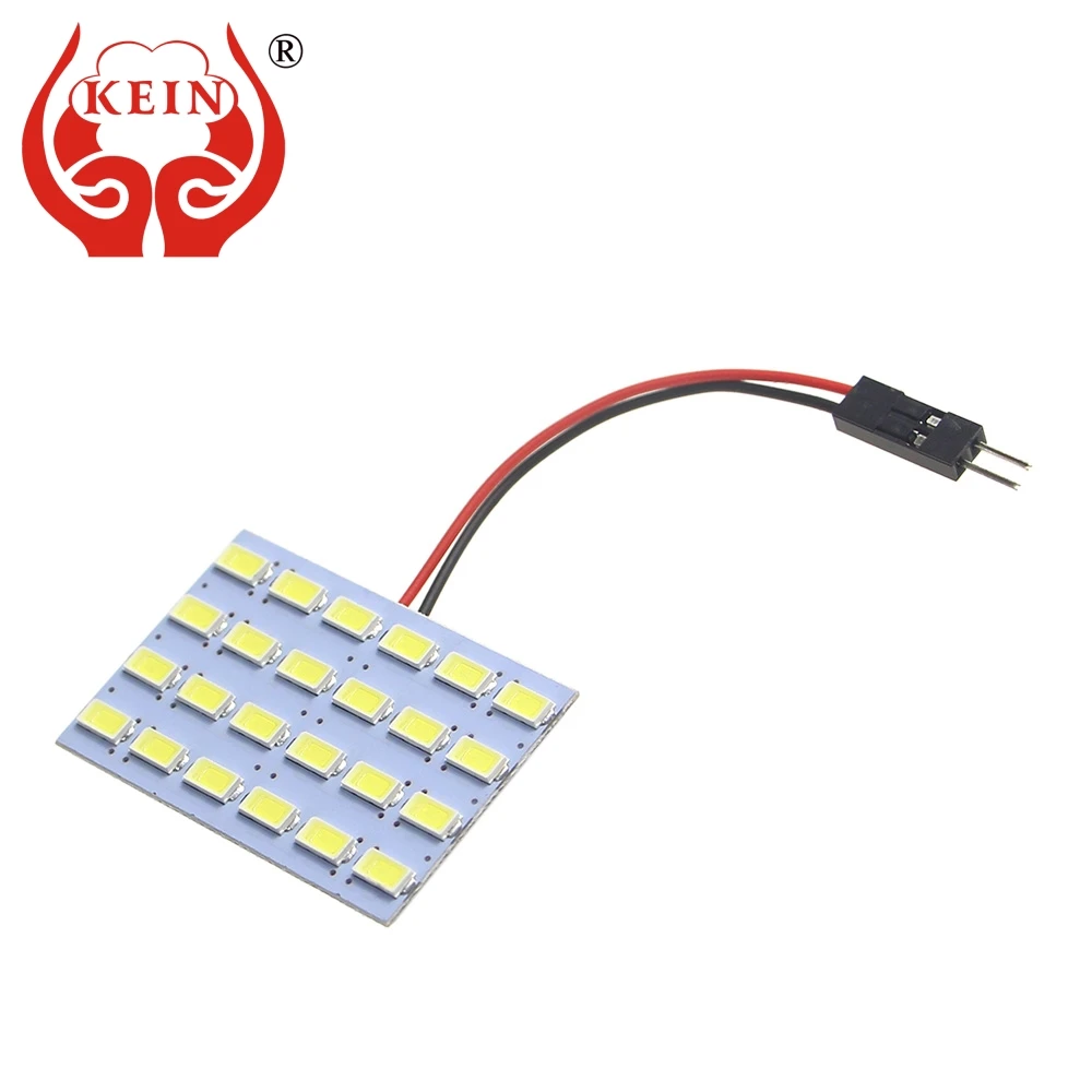 KEIN 50 шт. 24SMD 5630 BA9S festoon светильник 10 W5W T4W светодиодная автомобильная лампа 31 мм 36 39 41