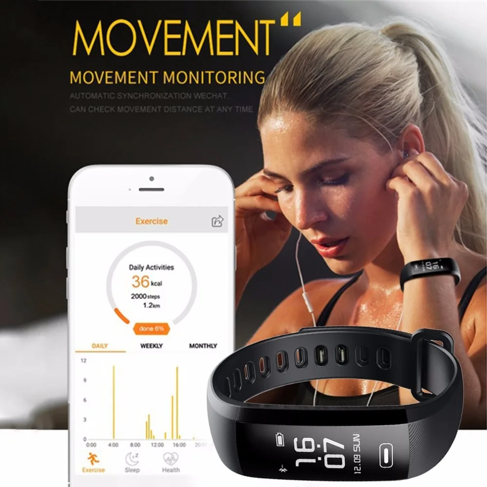 M2 PRO Bluetooth умный Браслет 0 96 дюймов oled дисплей фитнес трекер монитор сердечного