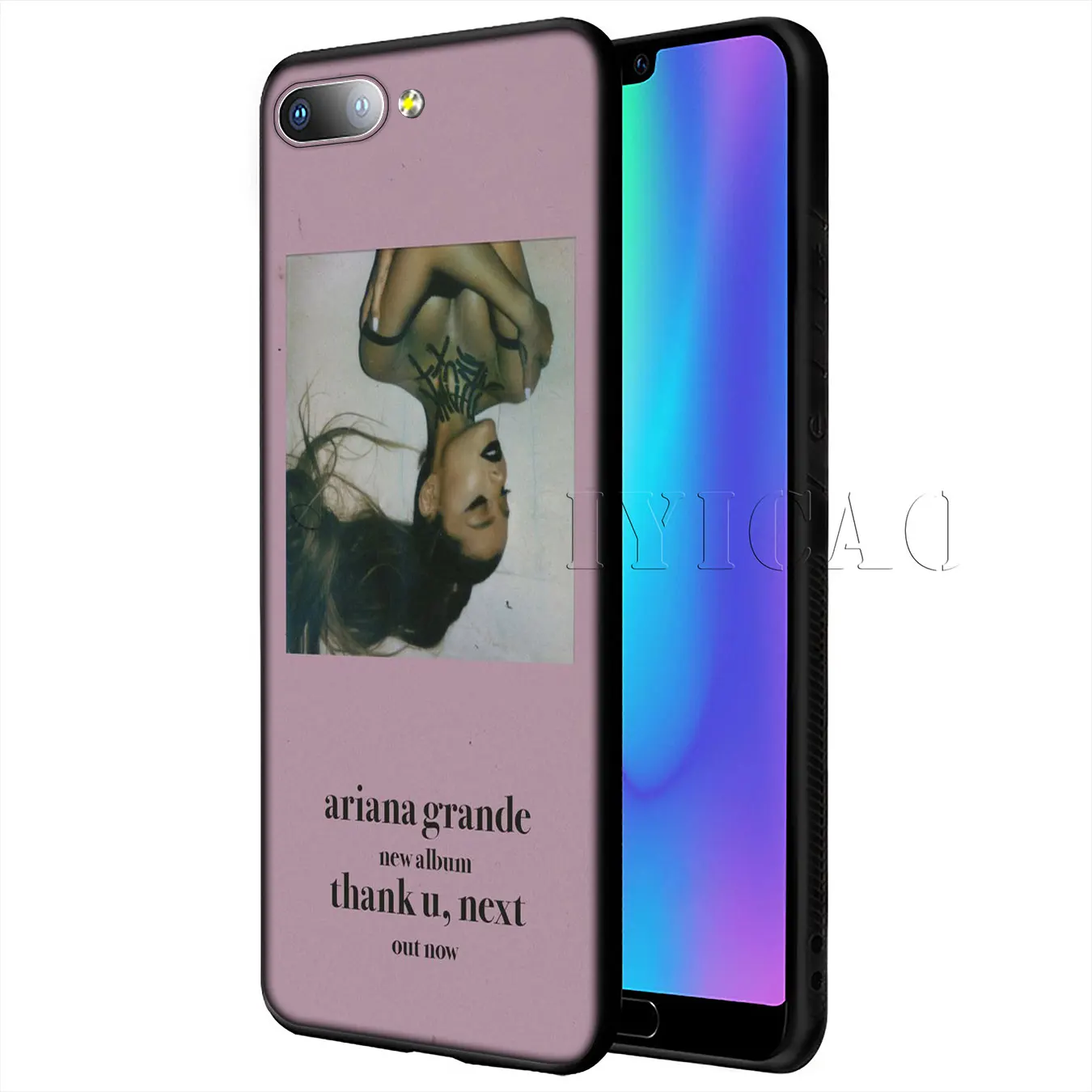 Мягкий чехол для телефона IYICAO Thank U Next Ariana Grande Huawei Y9 Y7 Y6 Prime 2019 Honor 20 8C 8X 8 9 9X 10 Lite 7C 7X 7A