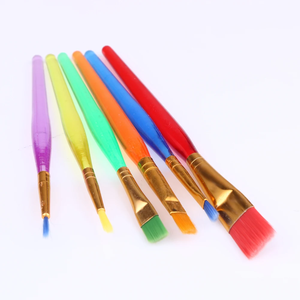 

6pcs DIY Baking Tool Brushes Pen Cake Icing Decorating Painting Brush Sets Fondant Sugar Craft Bakeware Cake Tools E5M1