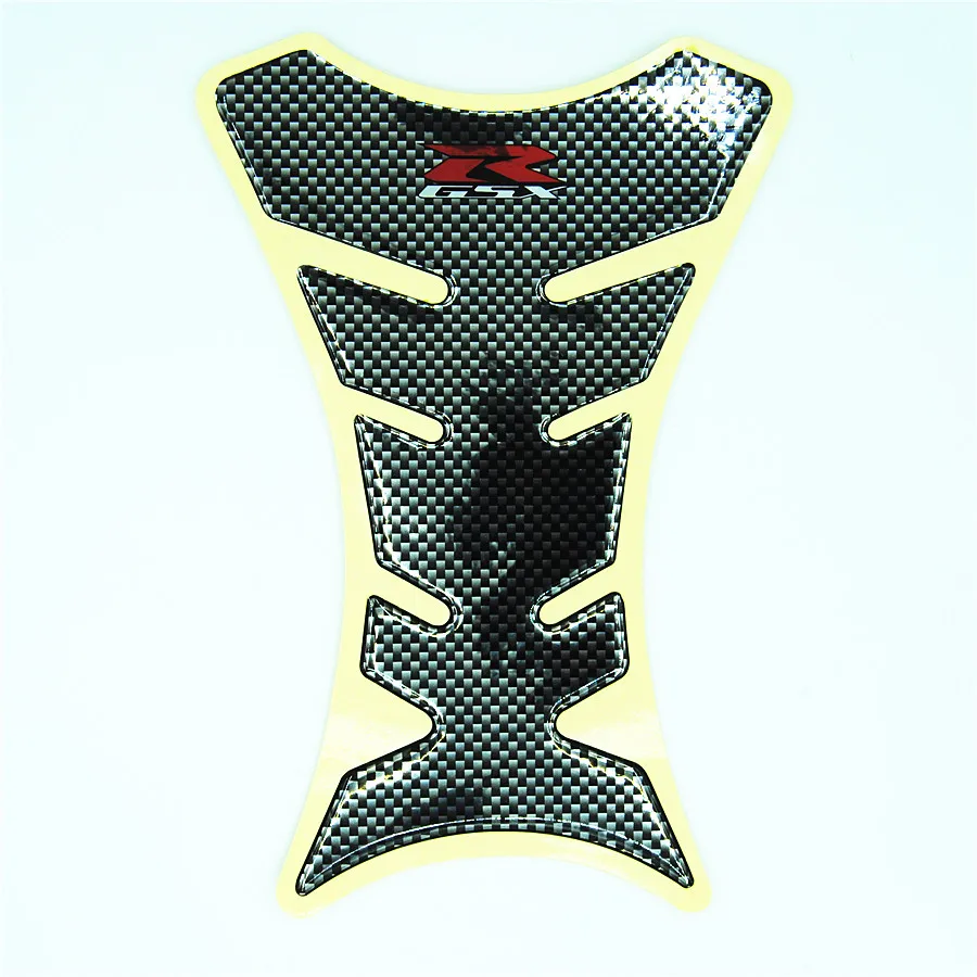 Обычной почтой мотоциклетные Fishbone форме наклейки углеродного волокна Топливный