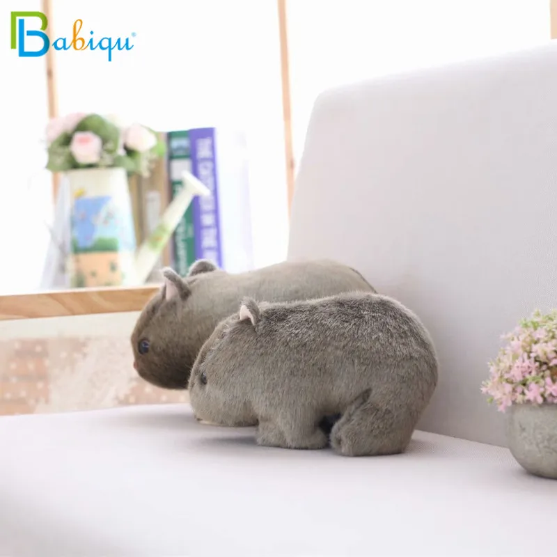 1 шт. 18 см Моделирование Плюшевые вомбат свинки Cavia Porcellus игрушка чучело дикие
