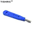TISHRIC оригинальный синий Krone Lsa-plus Профессиональный телекоммуникационный телефонный кабель RJ11 RJ45 оптический пуансочный сетевой набор инструментов