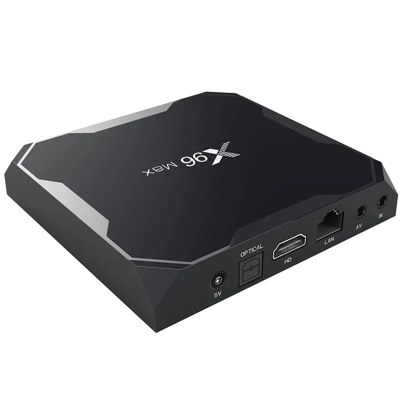 ТВ приставка X96MAX Android 8 1 Amlogic S905X2 LPDDR4 4 Гб 64 четырехъядерный 2 ГГц и 5 двойной Wifi Bluetooth