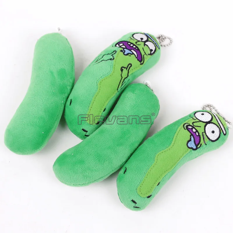 Rick And Morty Pickle Rick забавные плюшевые игрушки мягкие куклы мини-подвески 10 шт./партия 4 стиля 14 см