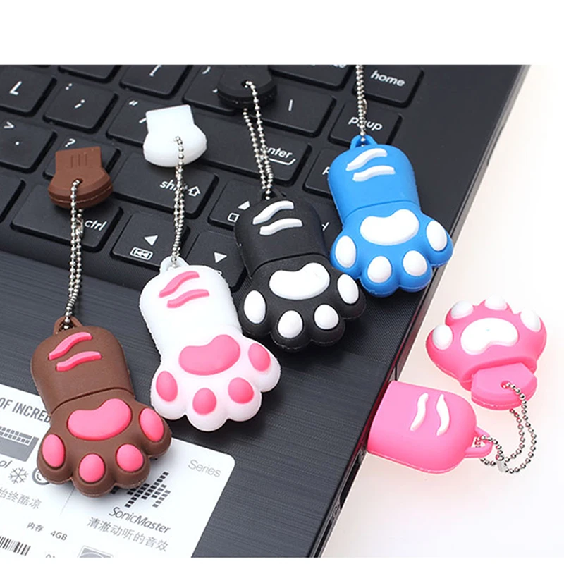 USB флеш накопитель с рисунком медведя 4 ГБ 8 16 32 64 2 0|USB флэш-накопители| |