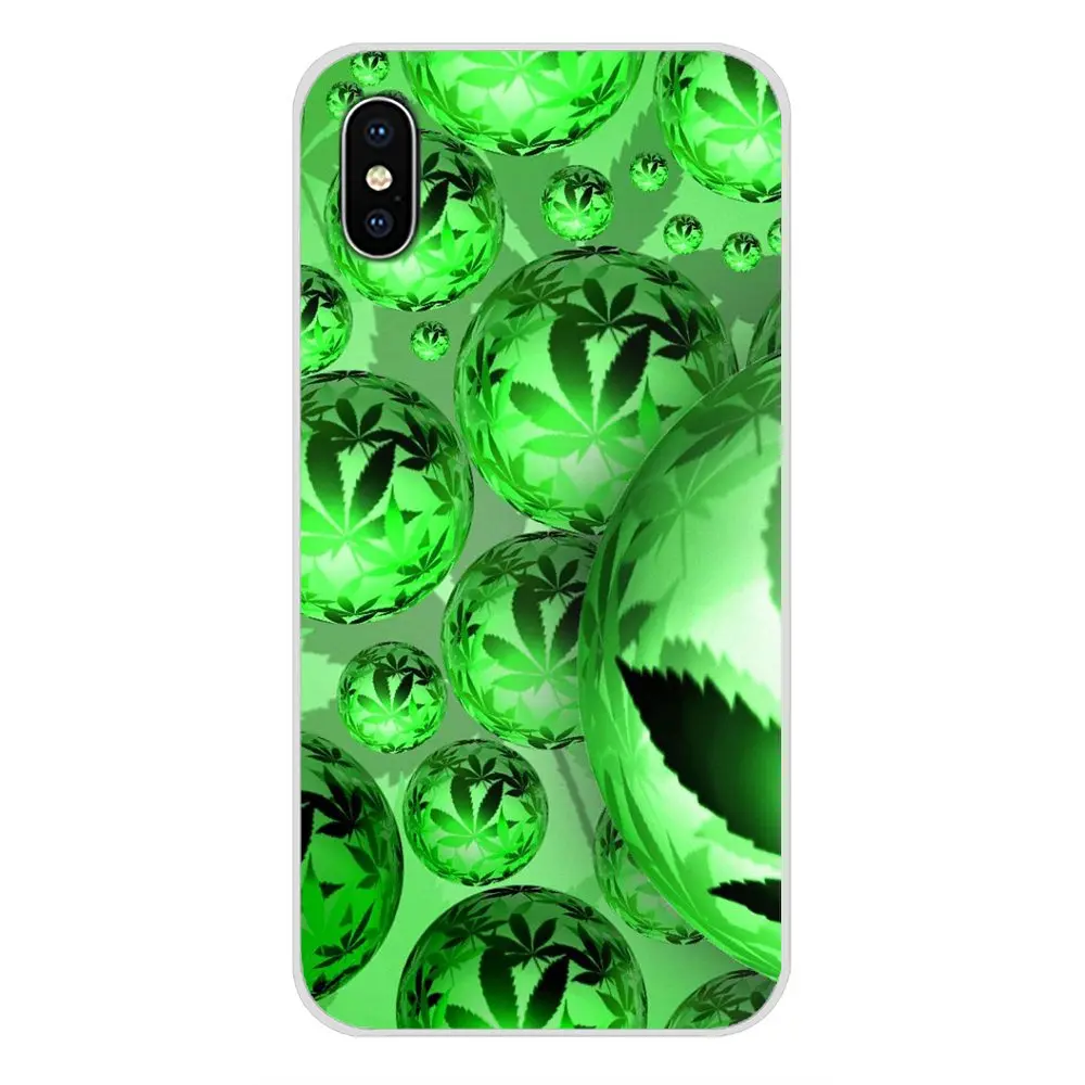 Accessories Phone Cases Covers Weed Leaf Grass Guf For Apple iPhone X XR XS MAX 4 4S 5 5S 5C SE 6 6S 7 8 Plus ipod touch | Мобильные