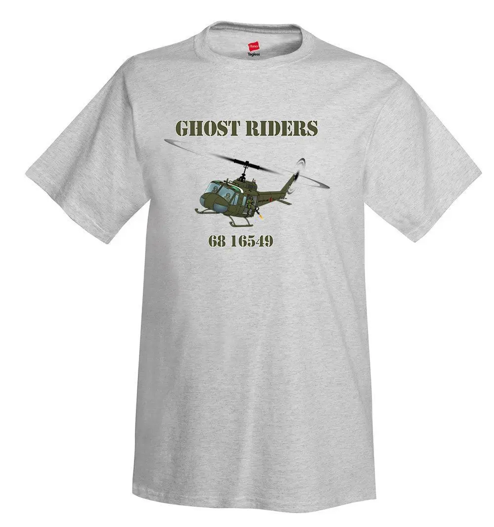 В Стиле Хип хоп Новинка футболки Мужская брендовая одежда колокол UH 1 Huey / Iroquois