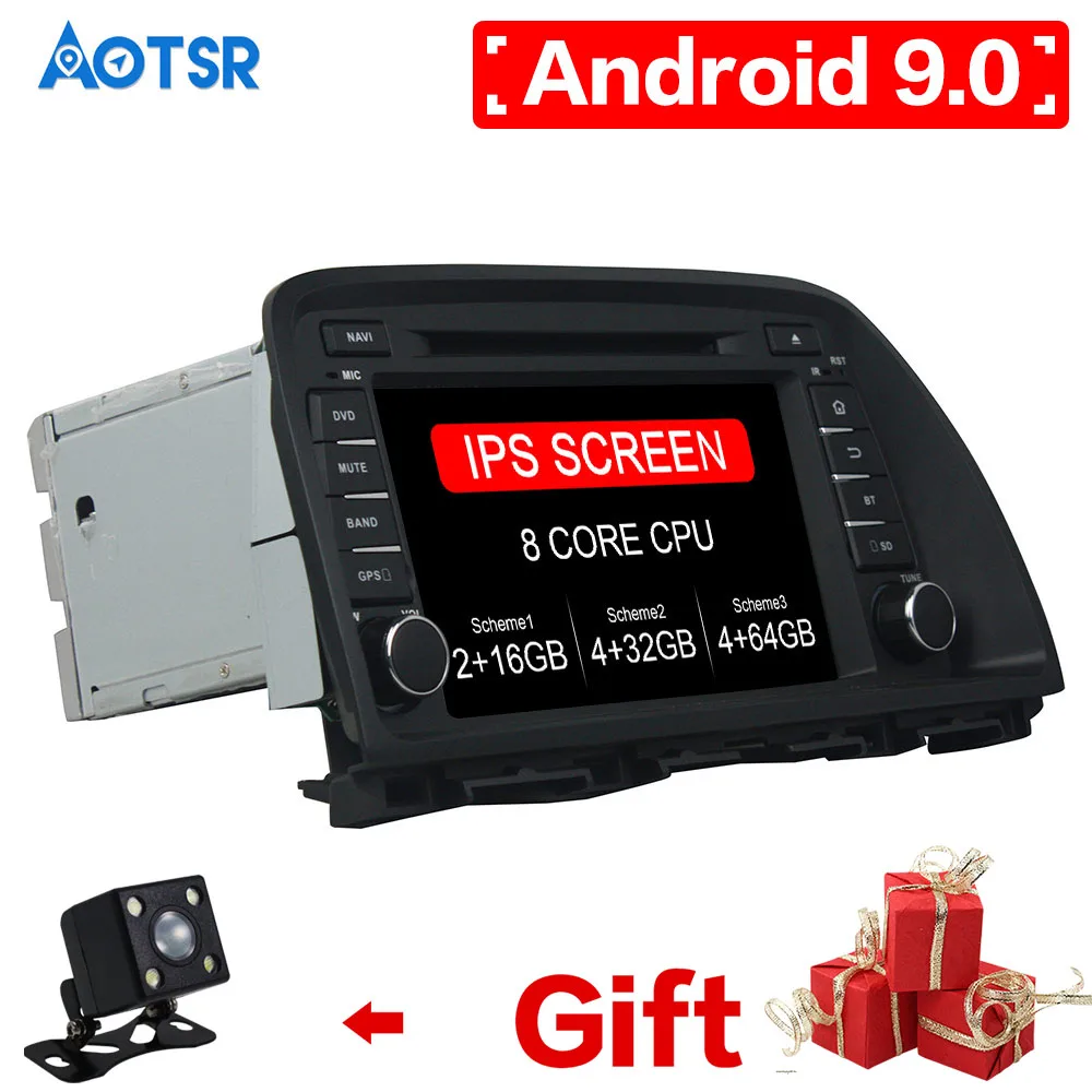 Автомагнитола 2 DIN Android 9 0 4 ГБ 64 для MAZDA CX 5 CX5 2013 2014 DSP автомобильные аксессуары
