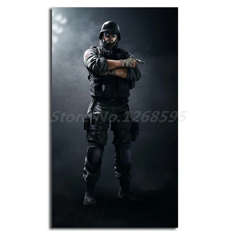 Фоны ФБР спецат термита Tom Clancy's Rainbow Six осада художественные плакаты на холсте