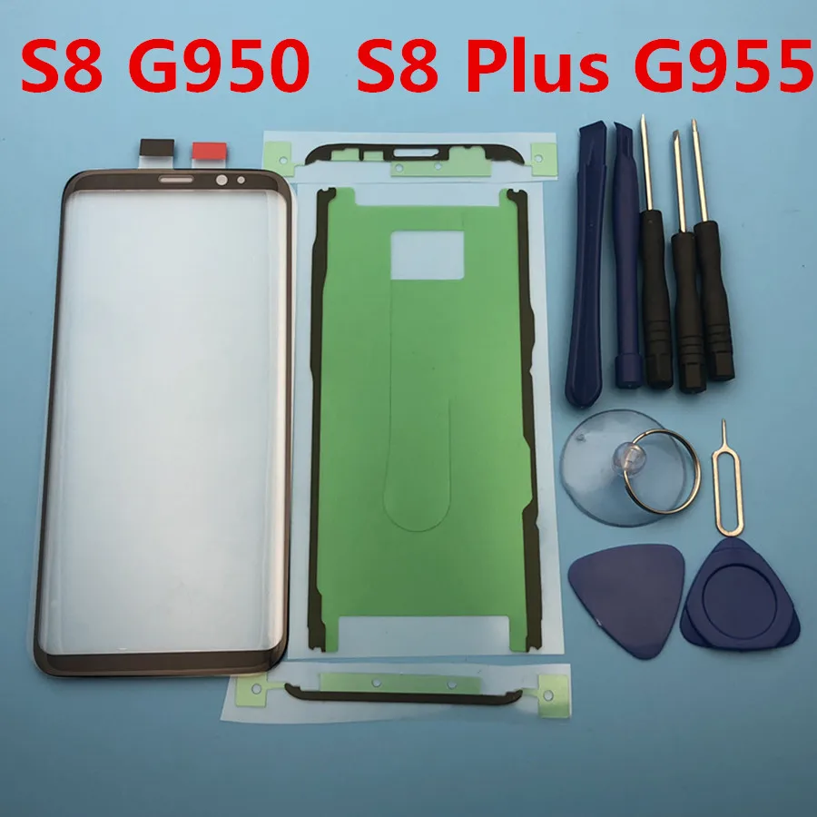 Сменное внешнее стекло для Samsung Galaxy S8 G950 G950F 5 8 дюймовый ЖК дисплей сенсорный экран - Фото №1