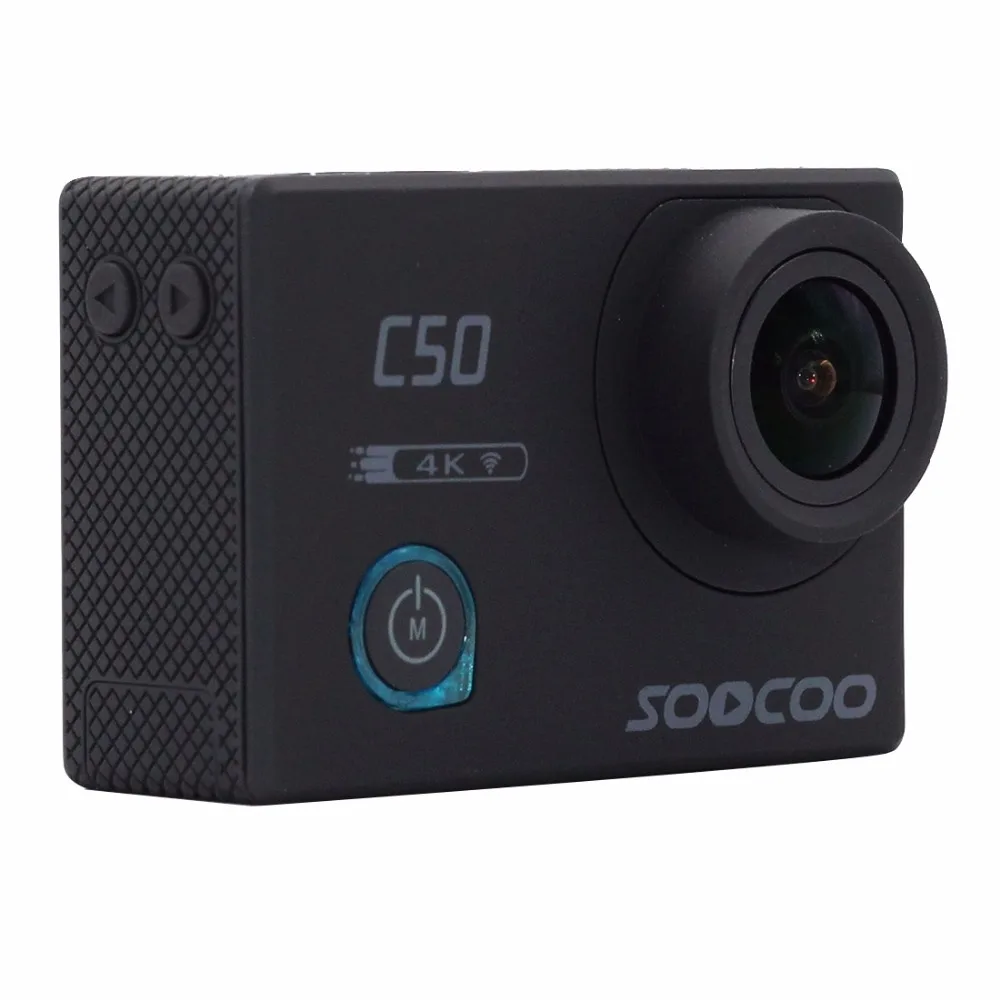 Спортивная Экшн камера SOOCOO C50 4K HD WiFi 2 дюймовый ЖК экран видеокамера 12 МП