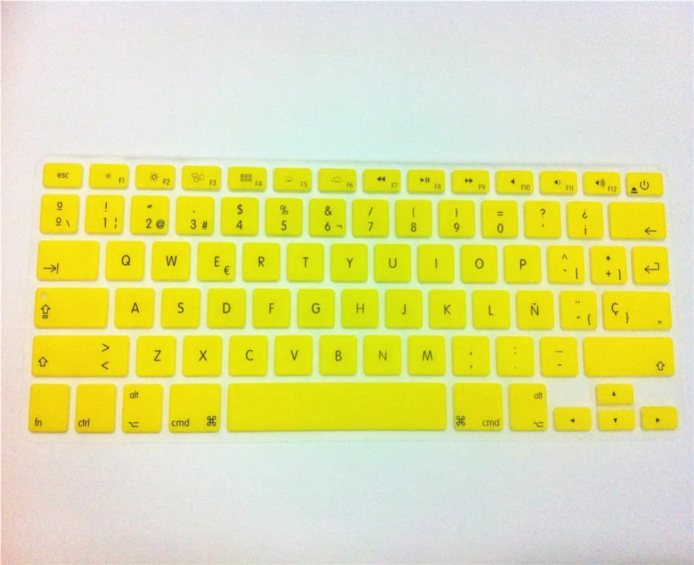 5 шт. силиконовые чехлы для клавиатуры Macbook Air Pro Retina 13 15|spanish keyboard cover|keyboard coversilicone