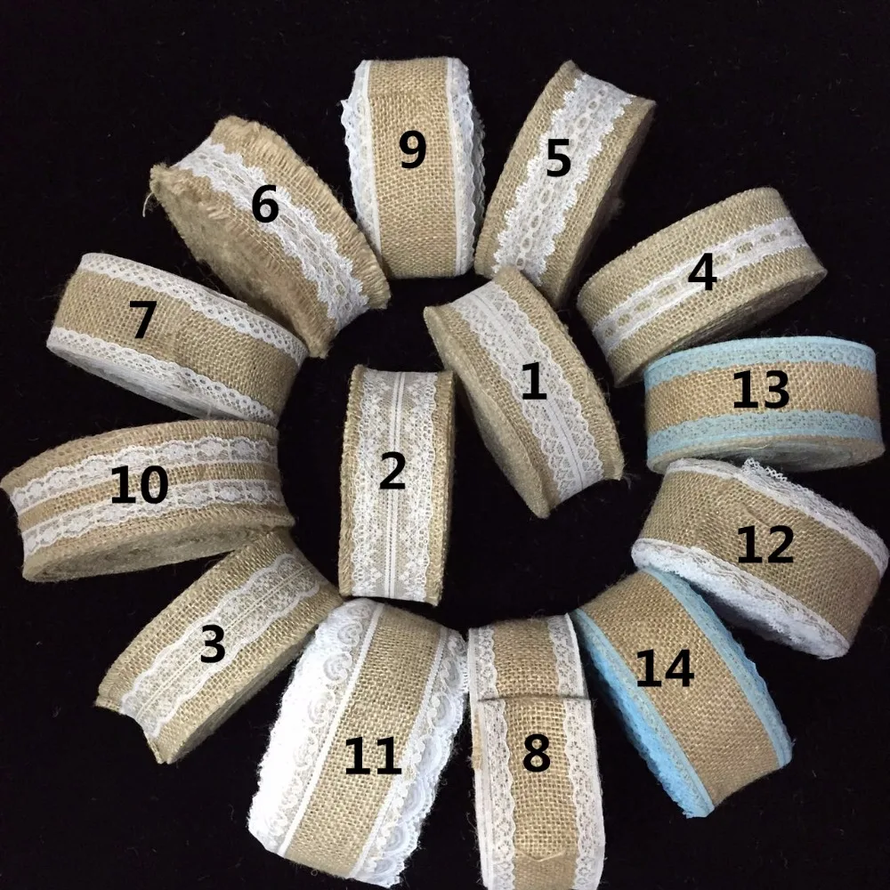 10 метров товары для вечеринок Свадебная лента из натурального джута в рулоне