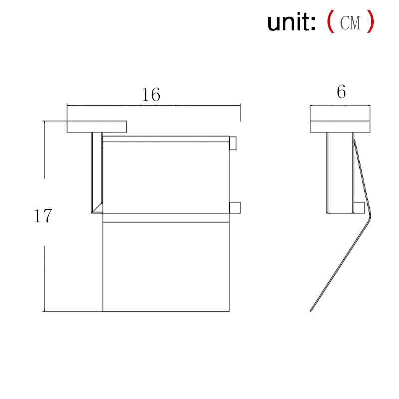 Aothpher 304 Нержавеющая Сталь Держатель Туалетной Бумаги с Крышкой Хром Закончил