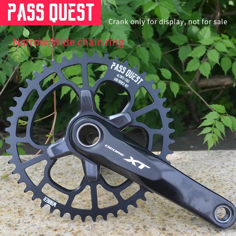 Велосипедная передняя Звездочка шатун Проходное QUEST 96BCD MTB узкое широкое